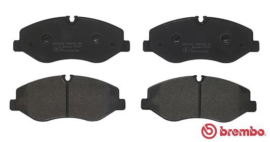 Placute frana BREMBO P50129