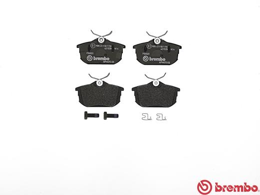 Placute frana BREMBO P54023