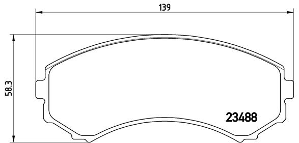 Placute frana BREMBO P 54 029