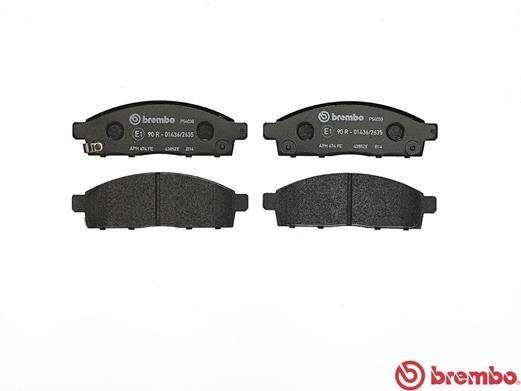 Placute frana BREMBO P54038