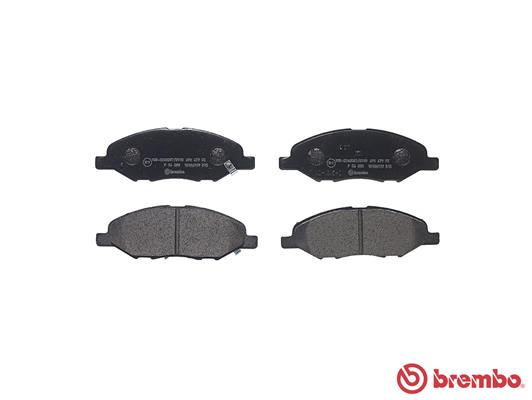 Placute frana BREMBO P56088