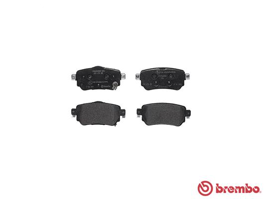 Placute frana BREMBO P56098