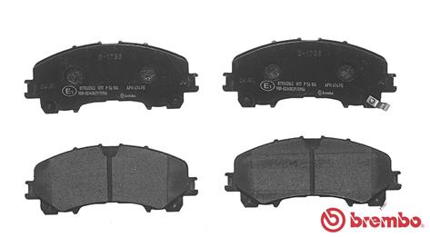Placute frana BREMBO P56106