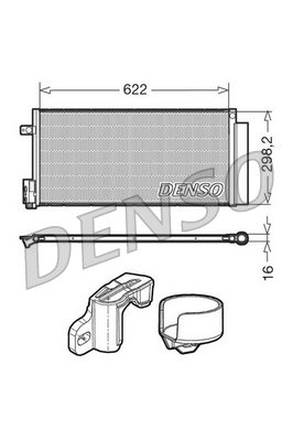 Condensator climatizare DENSO DCN13110