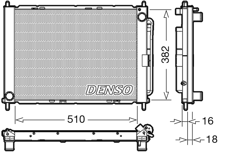 Modul racire DENSO DRM23104