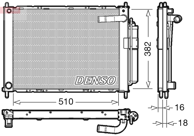 Modul racire DENSO DRM46101