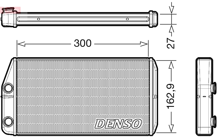 Schimbator caldura incalzire habitaclu DENSO DRR01002
