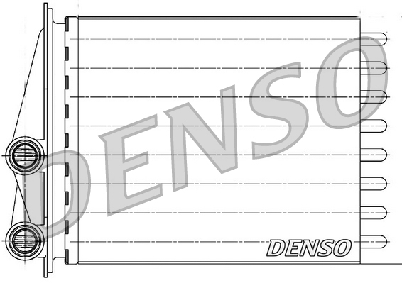Schimbator caldura incalzire habitaclu DENSO DRR23020