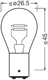 Bec semnalizator OSRAM 7528ULT-02B