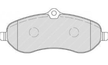 Placute frana KRIEGER 0950006108