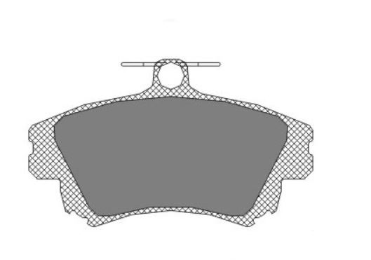 Placute frana KRIEGER 0950006149