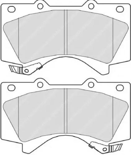 Placute frana KRIEGER 0950006251