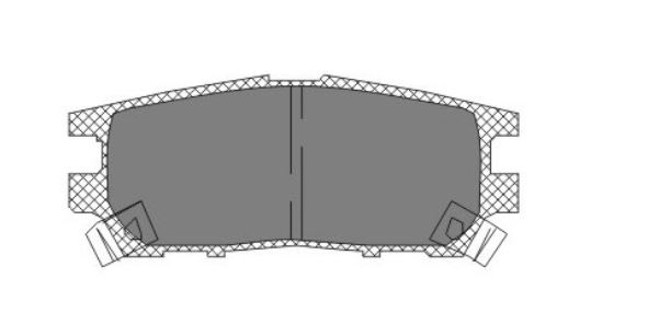 Placute frana KRIEGER 0950006341