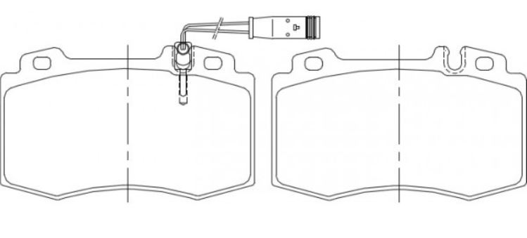Placute frana KRIEGER 0950006389