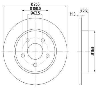 Disc frana MTR 12108534
