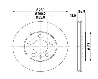 Disc frana MTR 12108549