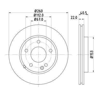 Disc frana MTR 12108554
