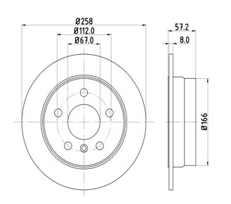 Disc frana MTR 12108556