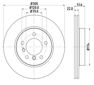 Disc frana MTR 12108570