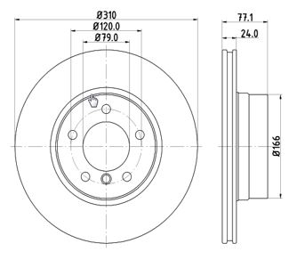 Disc frana MTR 12108573
