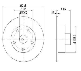 Disc frana MTR 12108576