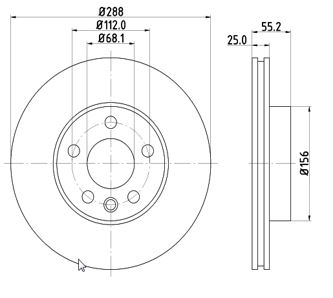 Disc frana MTR 12108581