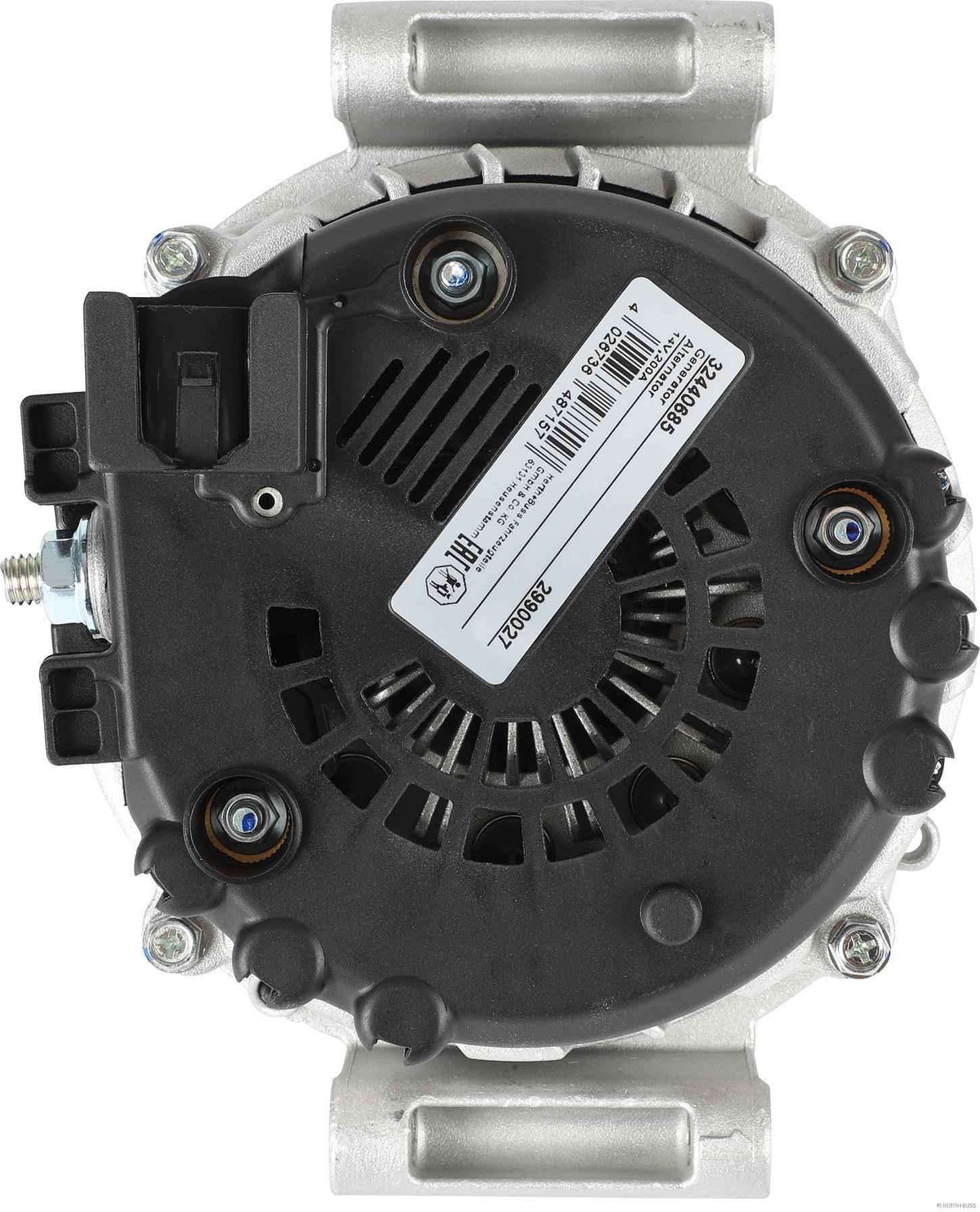 Alternator HERTH BUSS ELPARTS 32440685