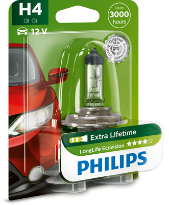 Bec far faza lunga DACIA LOGAN (LS_) 1.4 MPI LPG (LS0C)  Benzina/Autogaz (GPL) 75 cai PHILIPS 12342LLECOB1
