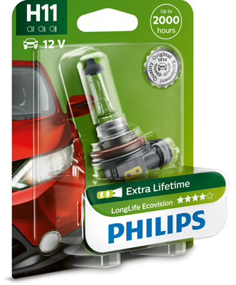Bec far faza lunga DACIA LOGAN (LS_) 1.4 MPI LPG (LS0C)  Benzina/Autogaz (GPL) 75 cai PHILIPS 12362LLECOB1