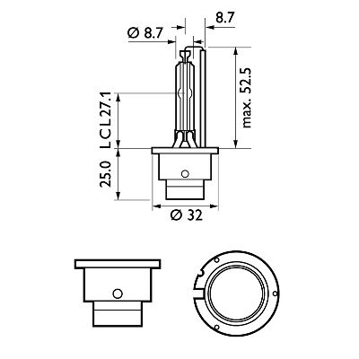 Bec far faza lunga PHILIPS 42402XV2C1