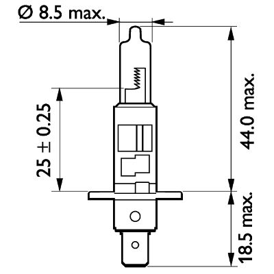 Bec far faza lunga PHILIPS 13258MDB1
