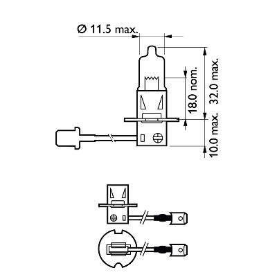 Bec far faza lunga PHILIPS 12336PRC1
