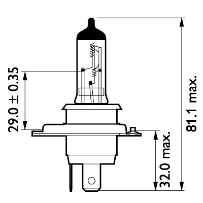 Bec far faza lunga PHILIPS 13342MDC1