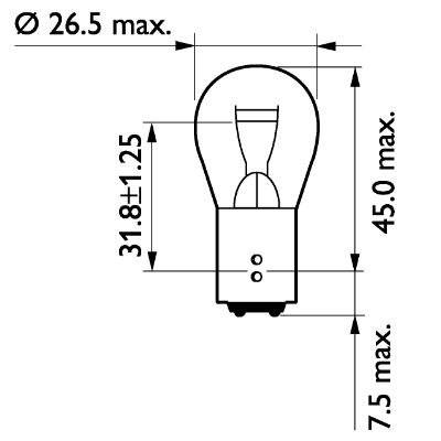 Bec semnalizator PHILIPS 13499B2