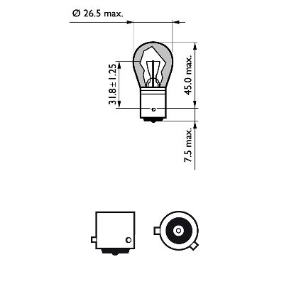 Bec semnalizator PHILIPS 12496LLECOCP