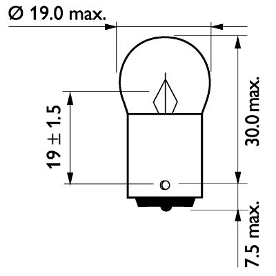 Bec semnalizator PHILIPS 13821B2