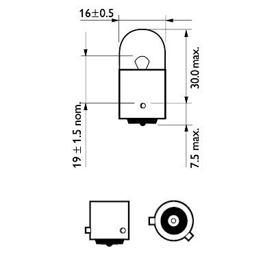 Bec semnalizator PHILIPS 12093NACP