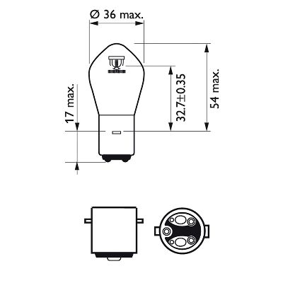 Bec far faza lunga PHILIPS 12728C1
