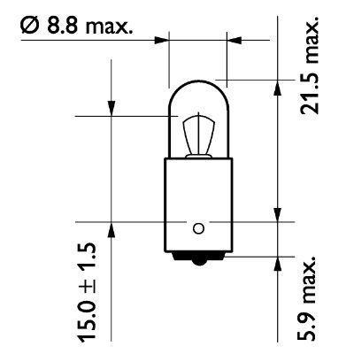 Bec semnalizator PHILIPS 13929CP