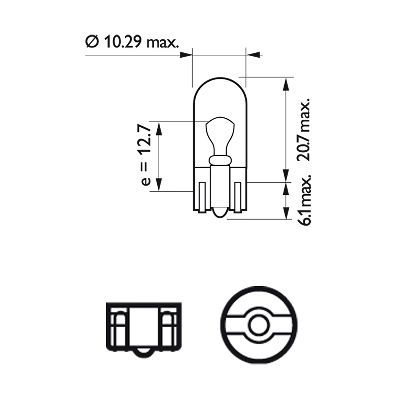 Bec semnalizator PHILIPS 13961B2