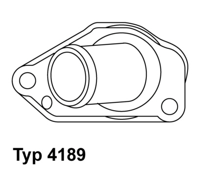 Termostat lichid racire WAHLER 4189.87D