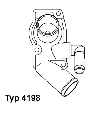 Termostat lichid racire WAHLER 4198.92D