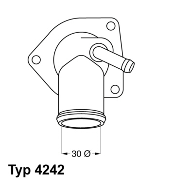 Termostat lichid racire WAHLER 4242.92D