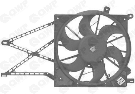 Ventilator radiator QWP WEV112