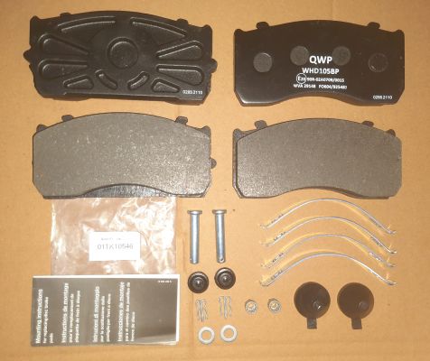 Placute frana QWP WHD105BP