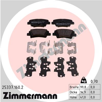 Disc frana ZIMMERMANN 440.3112.52