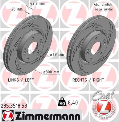 Placute frana ZIMMERMANN 25214.175.3