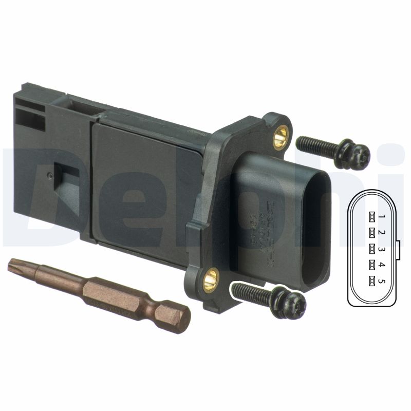 Senzor debit aer AUDI A3 (8P1) 2.0 TFSI  benzina 200 cai DELPHI AF10144-11B1
