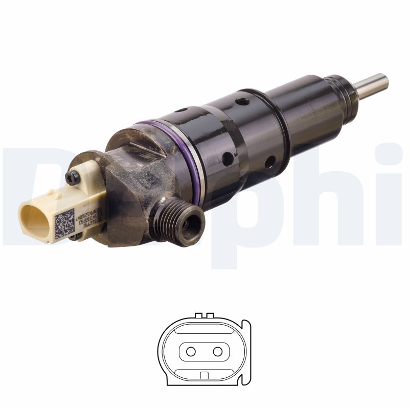 Injector VOLVO FH III 540 diesel 540 cai DELPHI BEBJ1F10201-12B1