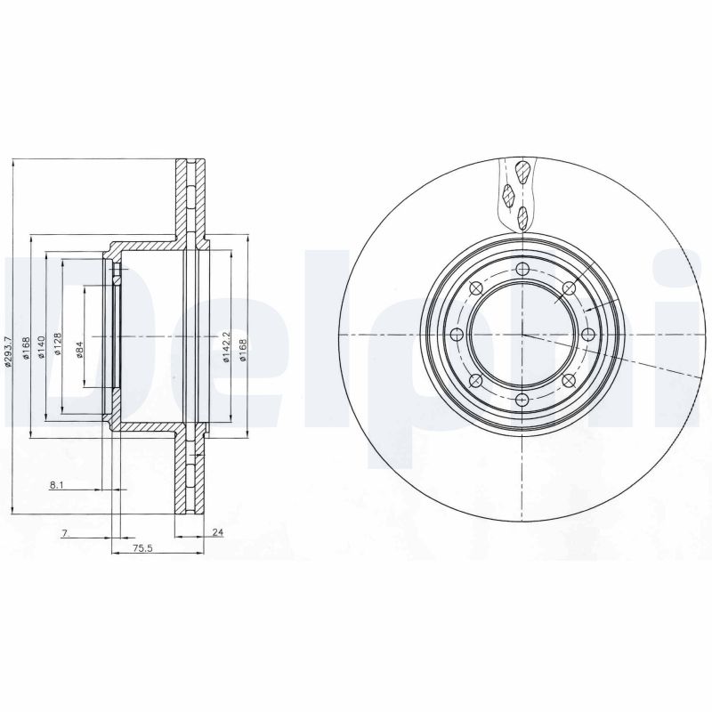 Disc frana DELPHI BG4102